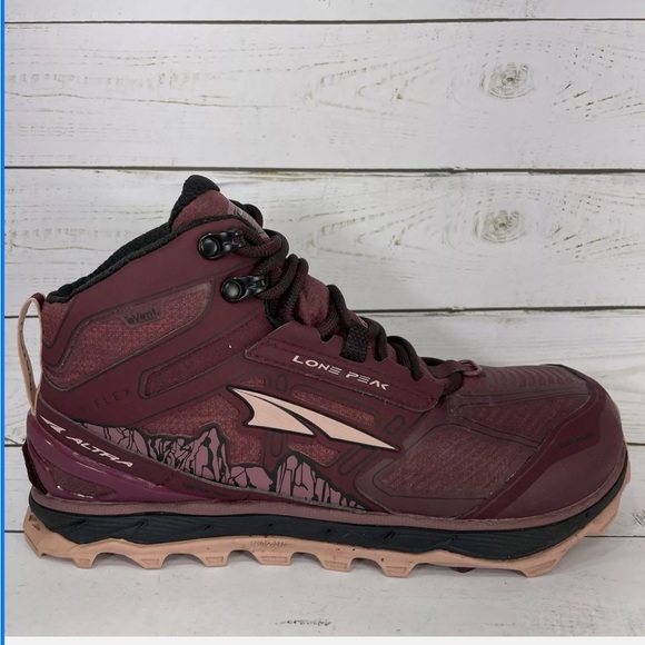 ALTRA Lone Peak All Weather Waterproof Women’s size 9 hiking boots shoes - Picture 2 of 10